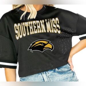 Southern Miss Black Cropped Jersey